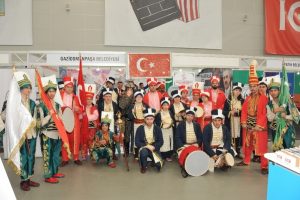 Erdoğan, Engelli Karma Mehteran Takımı'nı ilgiyle izledi
