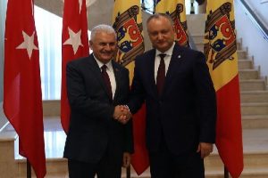 Başbakan, Moldova Cumhurbaşkanı Dodon ile g&ouml;r&uuml;şt&uuml;