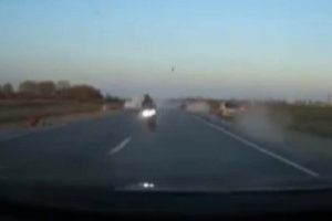 Motosikletlilerin yarışı faciayla bitti