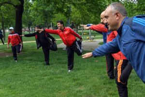 Bursa Osmangazi'de sabah sporu