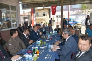 Bursa Yenişehir protokol&uuml;nden k&ouml;y ziyaretleri