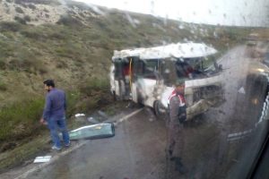 K&uuml;tahya'da trafik kazası: 3 yaralı