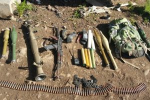 PKK cephaneliği ele ge&ccedil;irildi
