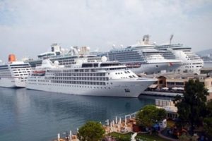 Antalya'da kruvaziyer turist trafiği