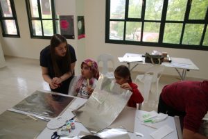 Bursa Misili &ccedil;ocuklar Nil&uuml;fer Sanat &Ccedil;alıştayı'nda