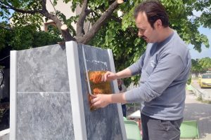 Bursa Mudanya'da mahallelere Atat&uuml;rk b&uuml;st&uuml; kazandırılıyor