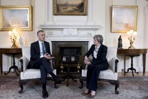 Stoltenberg, İngiltere Başbakanı May ile g&ouml;r&uuml;şt&uuml;