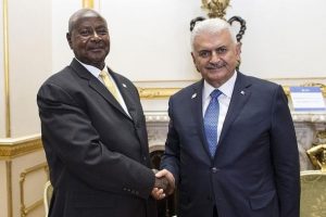 Başbakan Yıldırım, Uganda Cumhurbaşkanı Museveni ile g&ouml;r&uuml;şt&uuml;