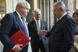 Başbakan Yıldırım İngiltere Dışişleri Bakanı Johnson'ı kabul etti