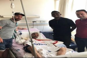 Eto'o'dan yaralı taraftara ziyaret