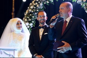 Cumhurbaşkanı Erdoğan nikah şahidi oldu