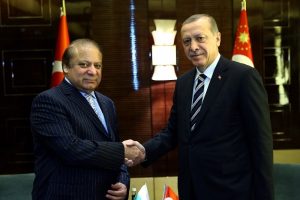 Erdoğan, Pakistan Başbakanı Şerif'i kabul etti