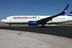 AnadoluJet u&ccedil;ağında arıza