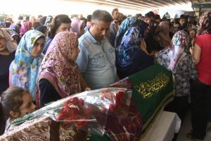 Anneler G&uuml;n&uuml;'nde kahreden cenaze t&ouml;reni