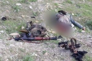 Bomba d&ouml;şemeye &ccedil;alışan ter&ouml;rist havaya u&ccedil;tu