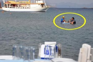 Sıcaktan bunalan balık&ccedil;ıların deniz keyfi