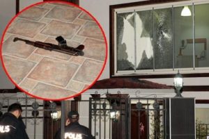İş adamının evine kalaşnikoflu saldırı!