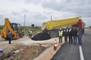 Bursa'da Karasu ve Keşlik yolları asfaltlanıyor