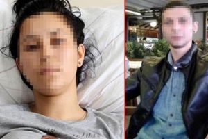 Cezaevi firarisi, eşine d&ouml;ner bı&ccedil;ağıyla saldırdı