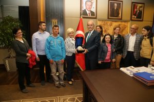 Bursa'da Beyazay'dan teşekk&uuml;r ziyareti