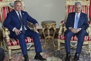 Başbakan Yıldırım Moldova Cumhurbaşkanı Dodon ile g&ouml;r&uuml;şt&uuml;