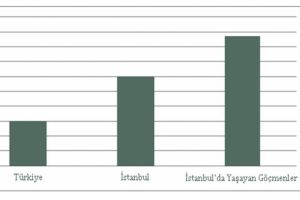 İstanbul'daki g&ouml;&ccedil;menler T&uuml;rk halkından daha mutlu