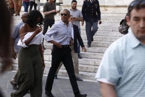 Barack Obama ve Michelle Obama İtalya'da