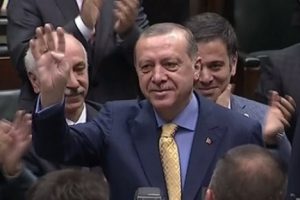 Cumhurbaşkanı Erdoğan AK Parti grup toplantısı i&ccedil;in TBMM'de