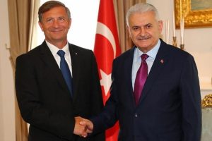 Başbakan Yıldırım, Erjavec'i kabul etti