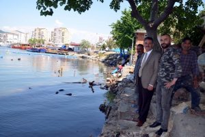Bursa Gemlik'te balık&ccedil;ı barınağı yenileniyor