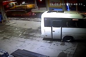 Akaryakıt istasyonunda facianın eşiğinden d&ouml;n&uuml;ld&uuml;