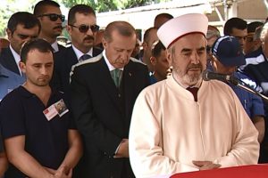 Şehidin cenazesine Cumhurbaşkanı Erdoğan da katıldı