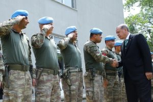 Cumhurbaşkanı Erdoğan'dan askeri tabura ziyaret