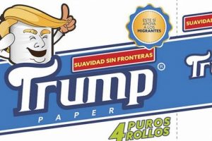 Trump'a tuvalet kağıtlı g&ouml;nderme