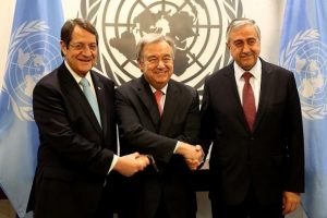 Guterres, Akıncı ve Anastasiadis ile g&ouml;r&uuml;şt&uuml;