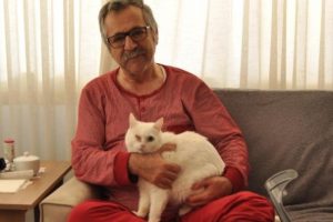 Kediye tekme atan &ccedil;ocuğu uyarınca, saldırıya uğradı