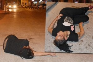 Yol ortasında bulunan kadın hamile &ccedil;ıktı