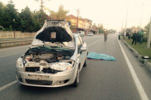 Samsun'da trafik kazası: 1 &ouml;l&uuml;