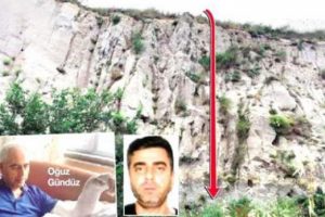 Ka&ccedil;an ş&uuml;phelinin peşinden u&ccedil;uruma atladı