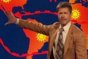 Brad Pitt, hava durumu sundu: Gelecek yok