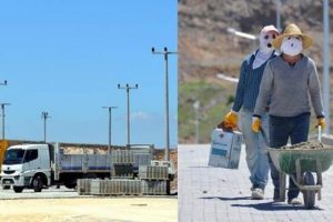Yer altındaki elektrik kabloları &ccedil;alındı
