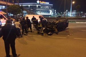 Bursa'da hız faciası! 3'&uuml; &ccedil;ocuk 4 kişi...