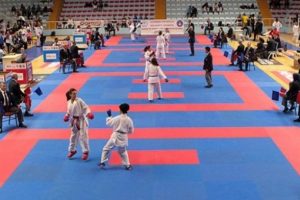 Gen&ccedil; karateciler olimpiyat i&ccedil;in yarıştı