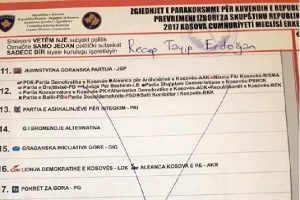 Kosova'da Erdoğan'a oy &ccedil;ıktı