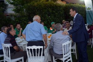 Bursa Osmangazi'de temizlik işleri personeline iftar