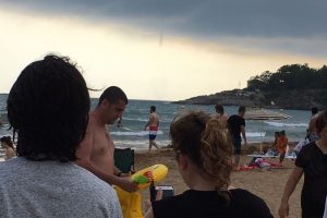 Alanya'da &ccedil;ıkan hortum korkuttu