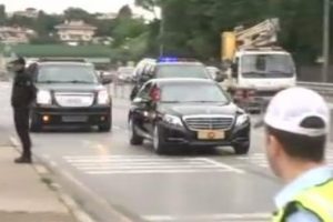 K&ouml;pr&uuml;deki &ccedil;alışma Erdoğan'ın konvoyuna g&uuml;zergah değiştirtti