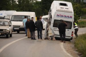 Tokat'ta trafik kazası: 9 yaralı
