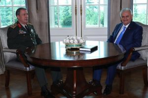 Başbakan Yıldırım, Orgeneral Akar'ı kabul etti