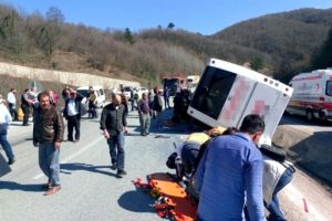 Bursalı 7 kadın iş&ccedil;iye mezar olan otob&uuml;s&uuml;n s&uuml;r&uuml;c&uuml;s&uuml; ağır cezada yargılanacak